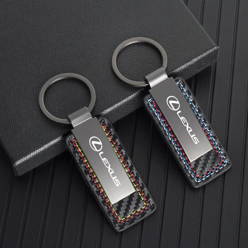 3D Metal Car Logo Key Ring Keychain For Lexus ES RX NX LS UX LM LX GX LC RZ IS CT GS RC HS SC TX LBX Auto Decoration Accessories
