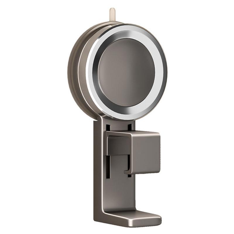 Plastic Wall Mount Bathroom Sink Shelf With Suction Cup For Bathroom Organization
