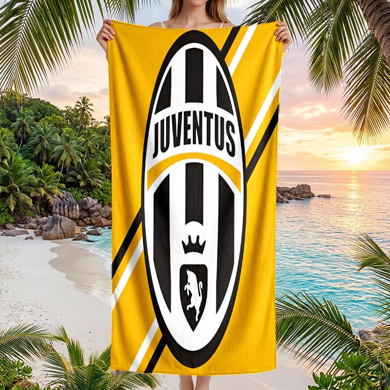 Telo da Spiaggia Juventus FC Morbido Microfibra Asciugatura Rapida Assorbente per Spiaggia Piscina Viaggio