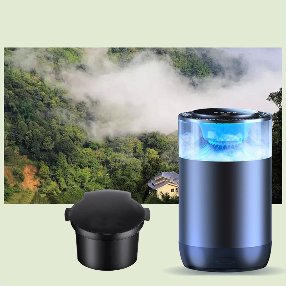 Smart Car Fragrance Diffuser Rechargeable Air Diffuser Auto Air Freshener Cloud Mist With RGB Light Car Air Freshener Interior