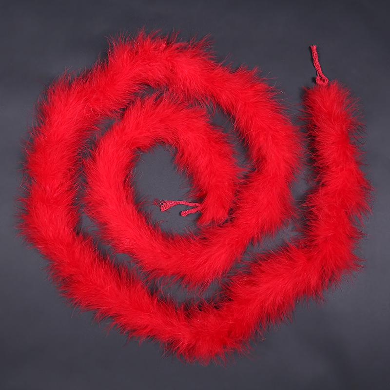 Encrypted Colored Turkey Feather Strips for DIY Decorations & Stage Costumes