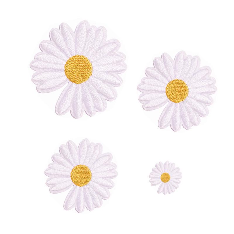 Cartoon Daisy Stickerei Stoff Patch DIY Zubehör Handbuch