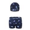Quick-Dry Boys' Shark Swim Set: Trunks & Cap (2025 Model)