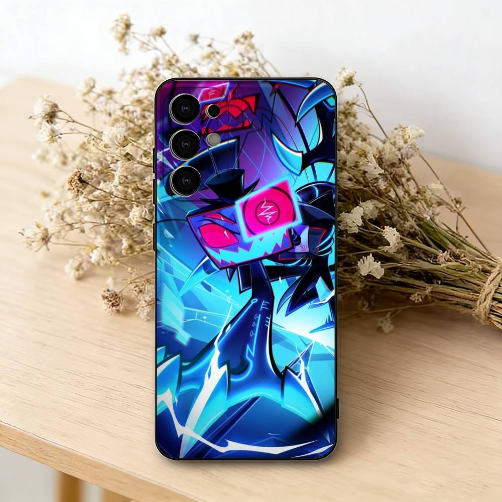 Hazbin H-Hotel V-Vox   Phone Case For Samsung S25,S24,S21,S22,S23,S30,Ultra,S20,Plus,Fe,Soft Silicone Black Cover