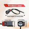 2Pcs ABS Wheel Speed Sensor Wiring Harness Connector Pigtail Plug Compatible with Jp Chevy GMC Replace OE 68065018AA 3U2Z14S411BXAB 19352068