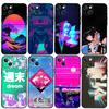Coque Anime Vaporwave Glitch Pour iPhone 14 15 16 Pro Max 11 12 13 Mini X XR XS Max Plus Housse Arrière de Téléphone