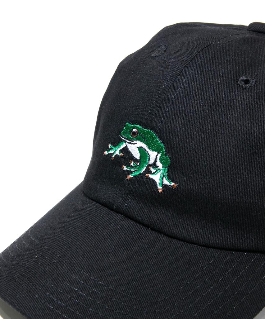 [go slow caravan] 342902 Twill Embroidered BB Cap, Black, Free Size