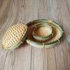 Woven Basket Tray Multipurpose Round Fruit Basket for Kitchen Home Party