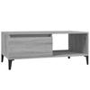 Coffee Table, Grey Sonoma Oak 90x50x36.5 Cm, Wood-based