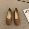 Fashion SUOJIALUN 2024 Summer New Women Flat Shoes Fashion Candy Color Ladies Round Toe Shallow Slip On Ballet Flats Soft Ballerinas Sho