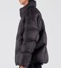 Button Seoul [Duck Down 90/10] Basic Light Duck Down Padded Jacket (Black)