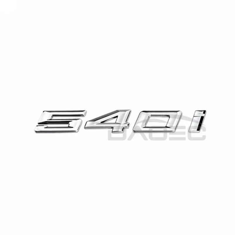 Insignia Emblema Calcomanía Pegatina Letras 3D ABS para Maletero de Coche Para BMW Serie 5 520i 525i 528i 530i 535i 540i E39 E60 E61 F10 F11 G30 tv2