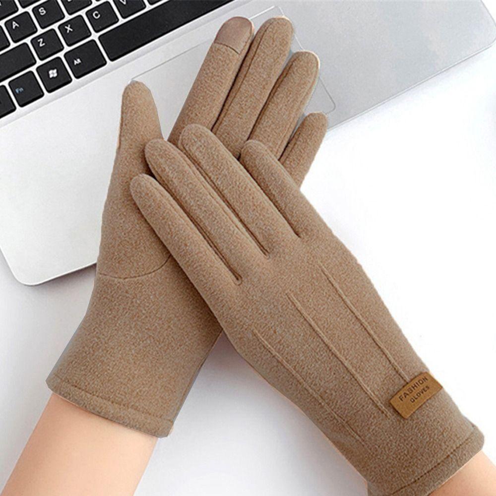 Sport Non-slip Riding Cycling Windproof Full Finger Mittens Coldproof Winter Gloves