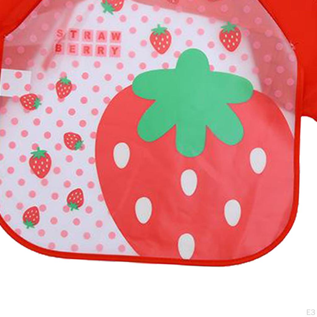 Apron Waterproof Painting Colorful Long Sleeve baby 1-5