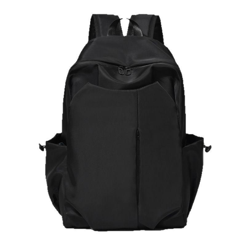 Schoolbag Backpack Solid Color Simple Fashion Versatile Backpack Computer Bag Outdoor Travel Business Leisure Student School Bag Wholesale