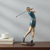 Golf-Figur Tischdeko Golfer-Statue Freistehend für Bücherregal, Büro, Golfer