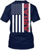 Arias Flag T-Shirt Made In the USA Size S To 5XL