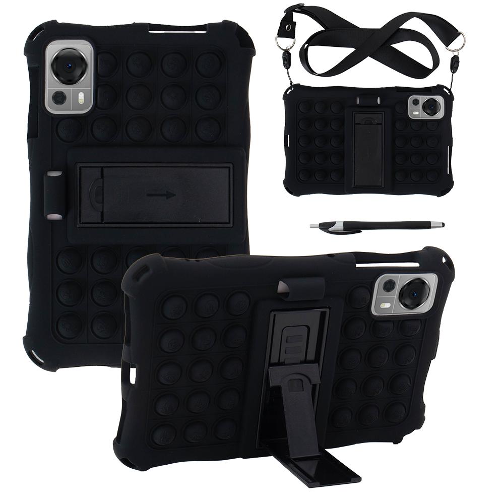 

Детский чехол для Alldocube iPlay 60 mini Pro 2024 50 mini 2023 8,4 дюйма, чехол с подставкой, мягкий силиконовый с плечевым ремнем iPlay 60 mini pro чёрный