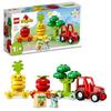 LEGO Duplo First Vegetable Tractor Toy, a Great Gift for Birthdays, Christmas, and Educational Toys for Boys and Girls Ages 18 Months, 2 Years, and 3