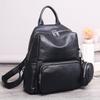 Leather Women's Backpack Fashion Travel Cowhide Schoolbag Soft Leather Women's Bag Large Capacity Mommy Bag
