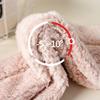 Leggings invernali da bambino in morbido pile a nuvola verticale fine con pile extra e spesso caldo pile di agnello per l'abbigliamento esterno del bambino