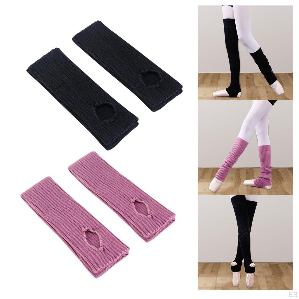 Ballet Leg Warmers Footless Socks Y2K High Stocking over Knee Thigh Legwarmers for