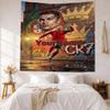 Cristiano Ronaldo Custom Your Name Wall Decor Tapestry Art For Pet Memorial Birthdaywedding Party Backdrop Family Gift