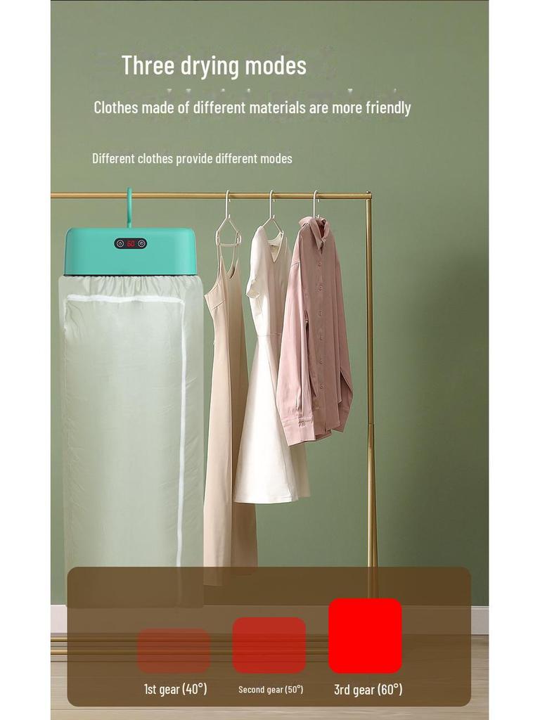 Składana przenośna suszarka do powietrza do domu i podróży