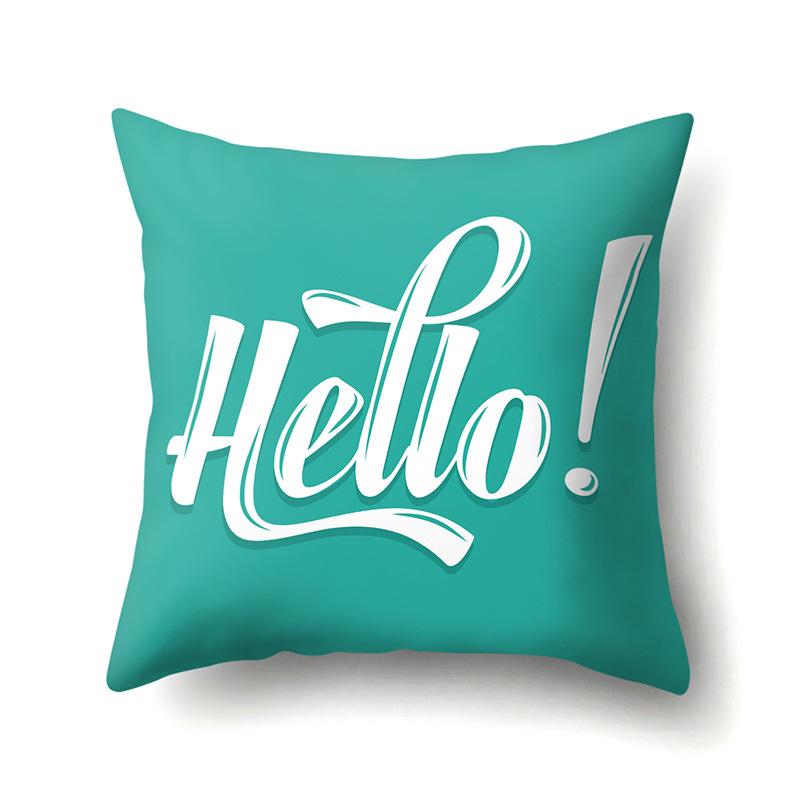 Polyester Pillowcase Automobile Decoration Home Printed Pillowcase