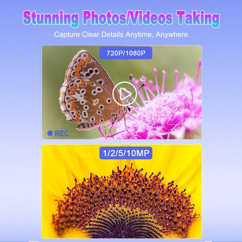 4.3 Digital Microscope, 1000X Magnification, 1080P HD Coin Microscope Magnifier with 10MP Camera, LCD Screen, 32GB TF