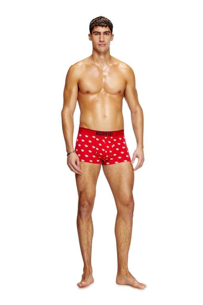 Diesel Men's DAMIEN Boxer Shorts, A177630KNCD, Small, Red, E7229