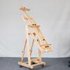 Adjustable Beech Wood Easel: Floor & Tabletop Folding Stand for Sketching & Oil Painting