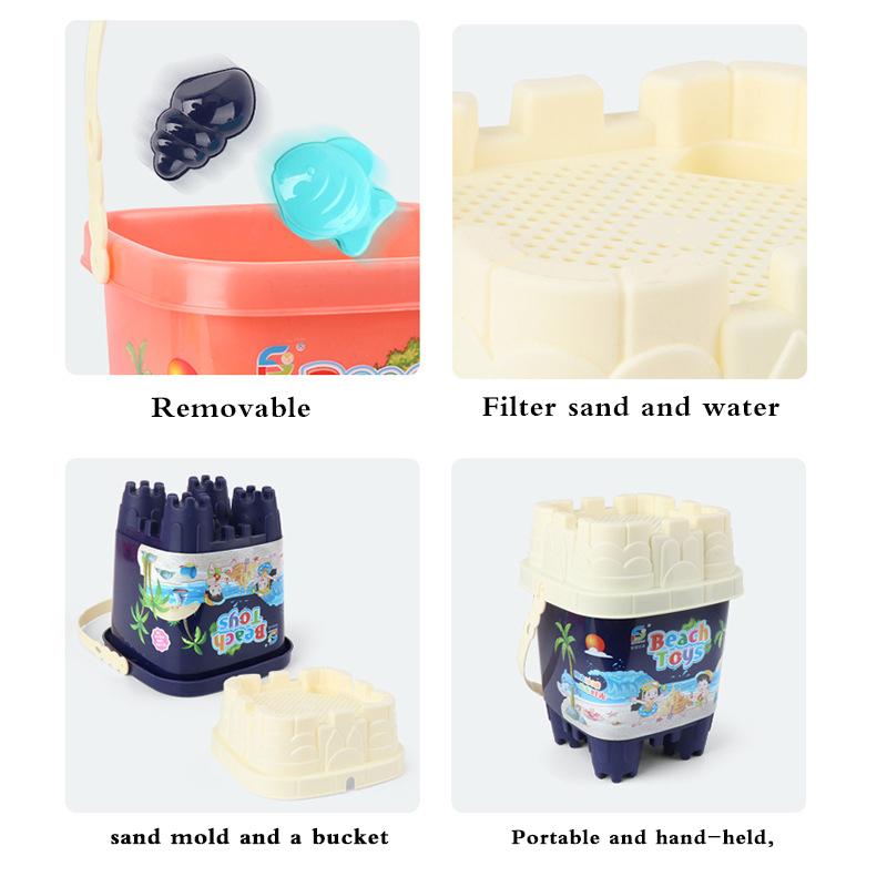 Plážové hračky pro děti 6ks Baby Hračky na pláž Hračky pro děti Sada pískoviště Sada Letní hračky na pláž Hra s pískem Voda Hra pro kluky Dárky