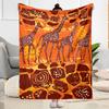 Deer Blanket Ultra-Soft Perfect for Chair Couch Sofa Four Seasons Universal Modern Style Gifts For Family Or Friends