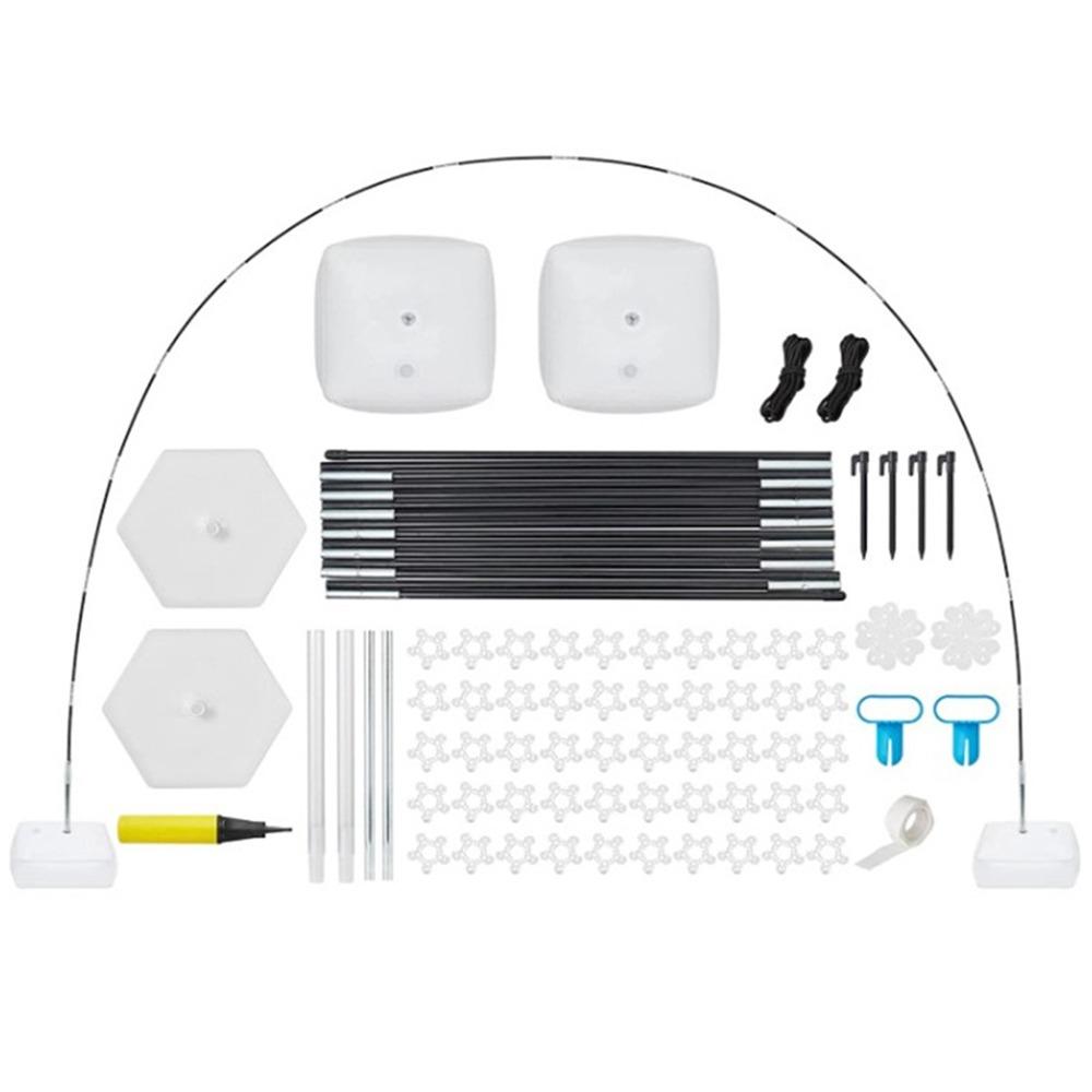 

Набор для арки из воздушных шаров в полукруглой раме, регулируемая подставка для арки из воздушных шаров, держатель для шаров, День рождения