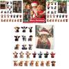 Weihnachts-Blindbox Mit Yak-Tier Acryl-Dekorationen Für Feiertagsbaum-Hänger Und Party-Geschenke