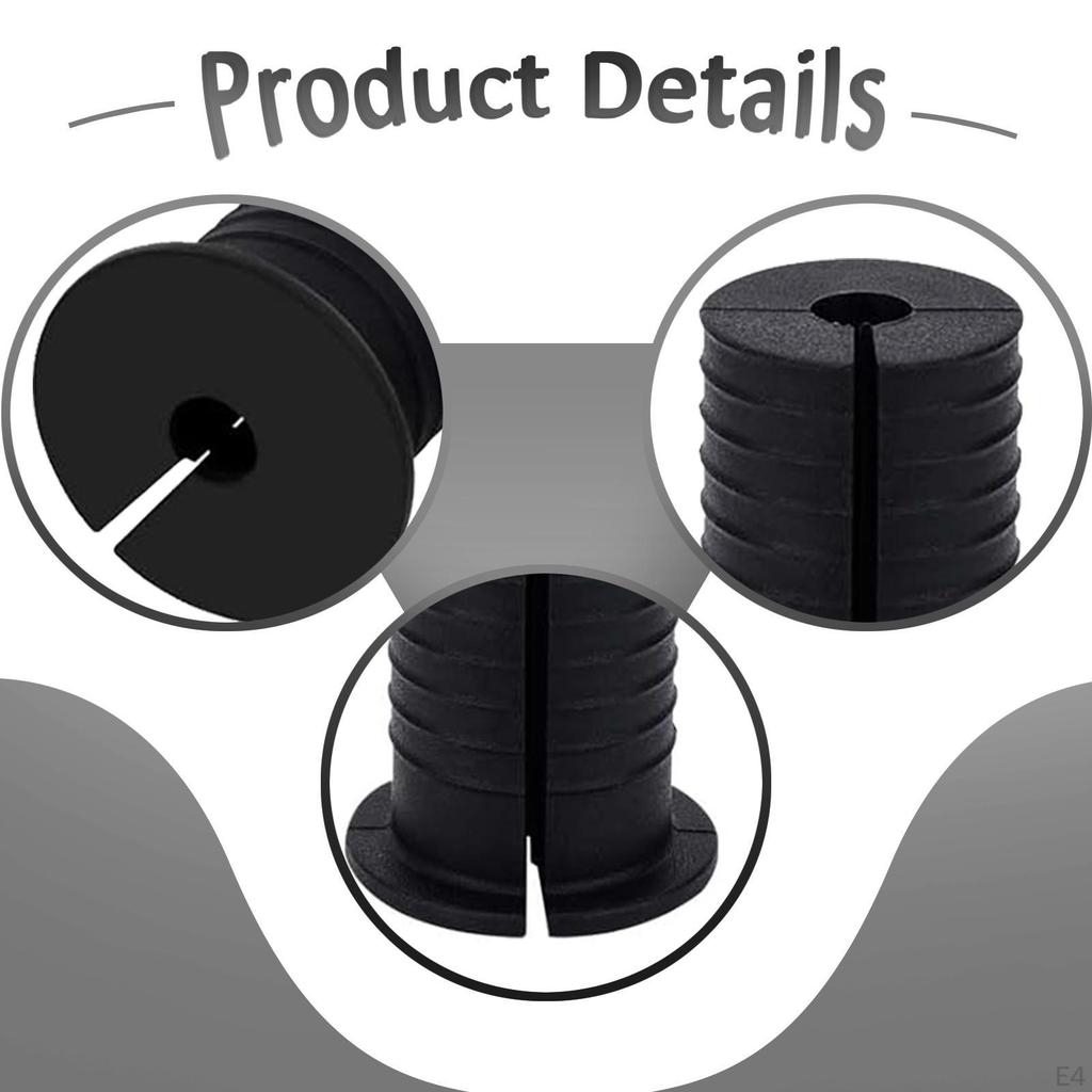 10 Pieces Cable Routing Kit feed through Bushings Organizing Ethernet Cables Silicone Wall