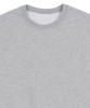 GRAVER [Unisex] Elbow Daisy Flower Sweatshirt_Gray