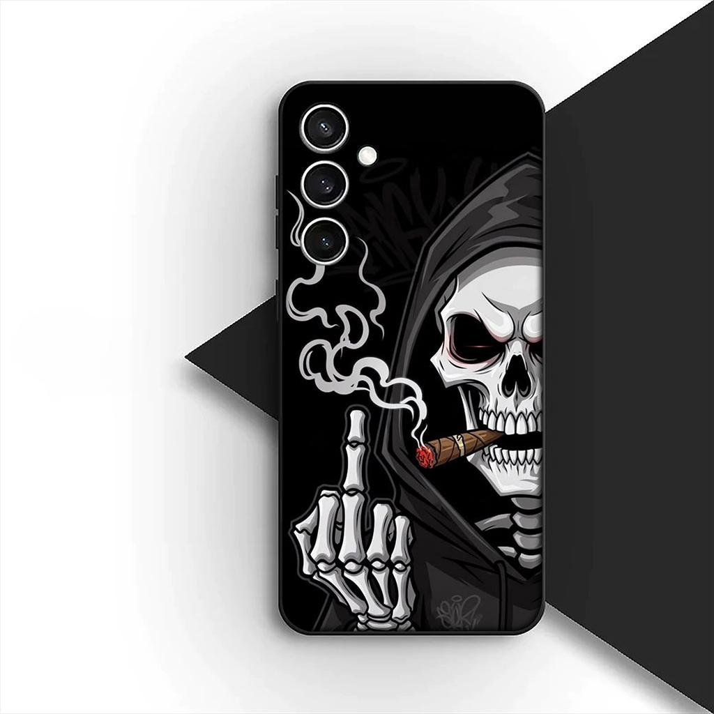 Calavera Skull Flower Phone Cover for Motorola Moto Edge 50 30 Fusion 40 NEO Ultra Pro G35 G45 G75 G85 G35 Protective Case