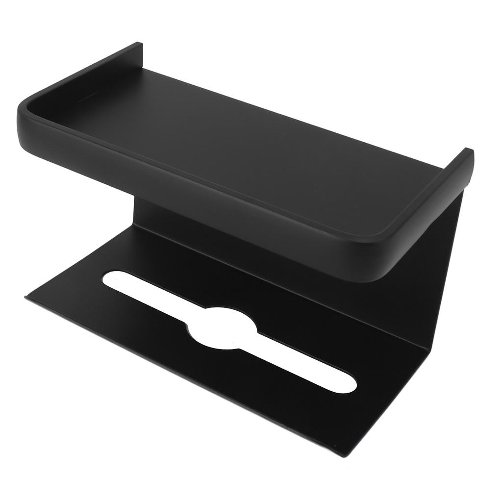 Toilet Paper Holder Wall Mount Tissue Roll Storage Rack Aluminum Tissue Dispenser for Bathroom Washroom