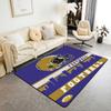 Erose Braut Fußball Stadt Bereichsteppich 4'11" x 3'3" Fußballteppich für Jungen Mädchen Braun Rot Rugby Spiel Teppich Fußballfans Schlafzimmer Dekor Sport B