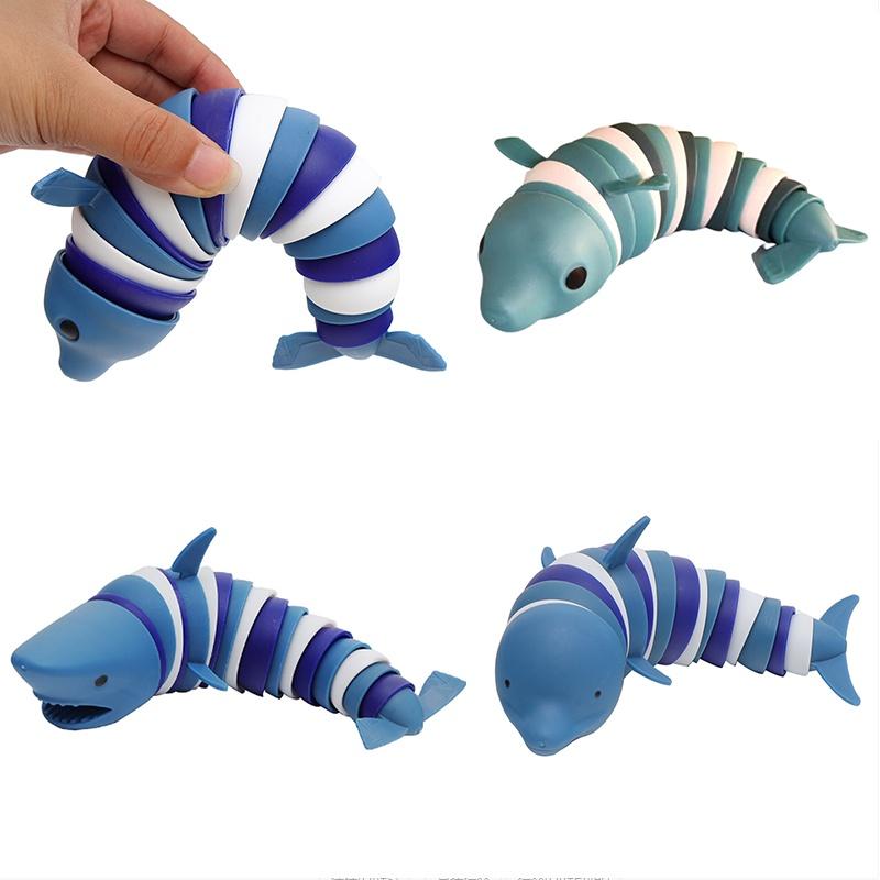 3D Marine Hai und Delfin Stretch Sensorisches Stressspielzeug zur Angstlinderung