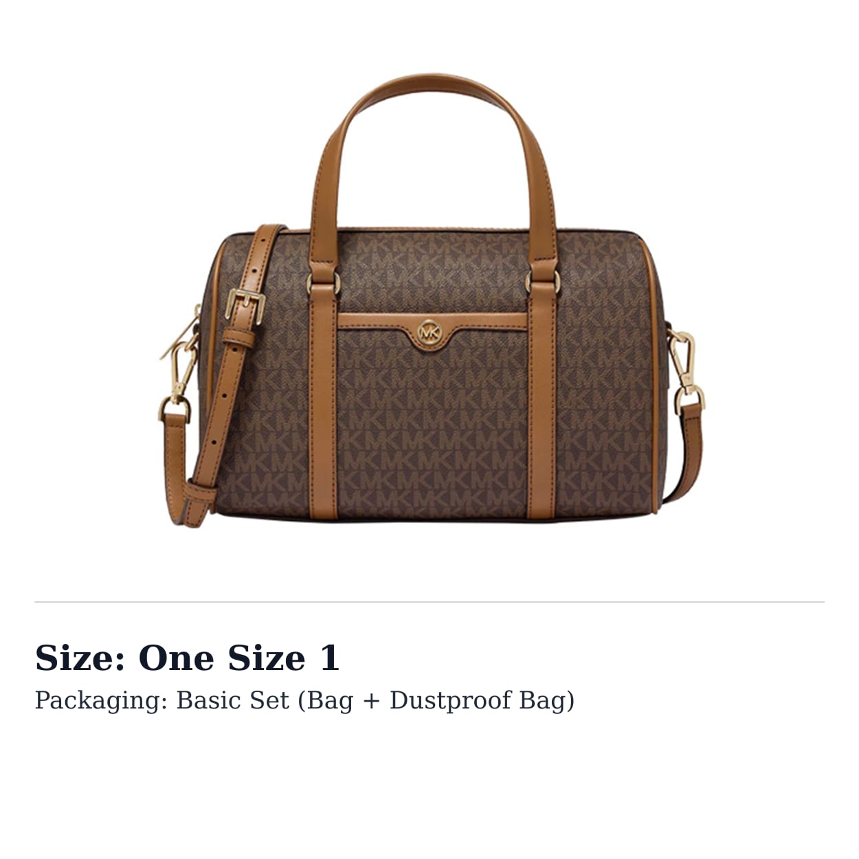 MICHAEL KORS Zip Closure Artificial Leather