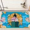 Doro NIKKE The Goddess of Victory Game Floor Mat Rectangle Anti-slip Home Soft Badmat Front Door Indoor Outdoor Mat Welcome
