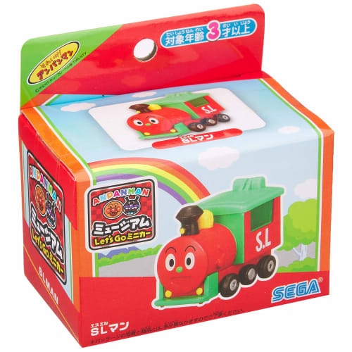 Sega Fave Anpanman Museum Let's Go SL Man Miniature Car
