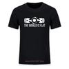Neues Sommer The World Is Flat Engine T-Shirt Kurzarm Benutzerdefiniertes T-Shirt Stil Unisex Rundhals Baumwoll-T-Shirt Mode Streetwear T-Shirts