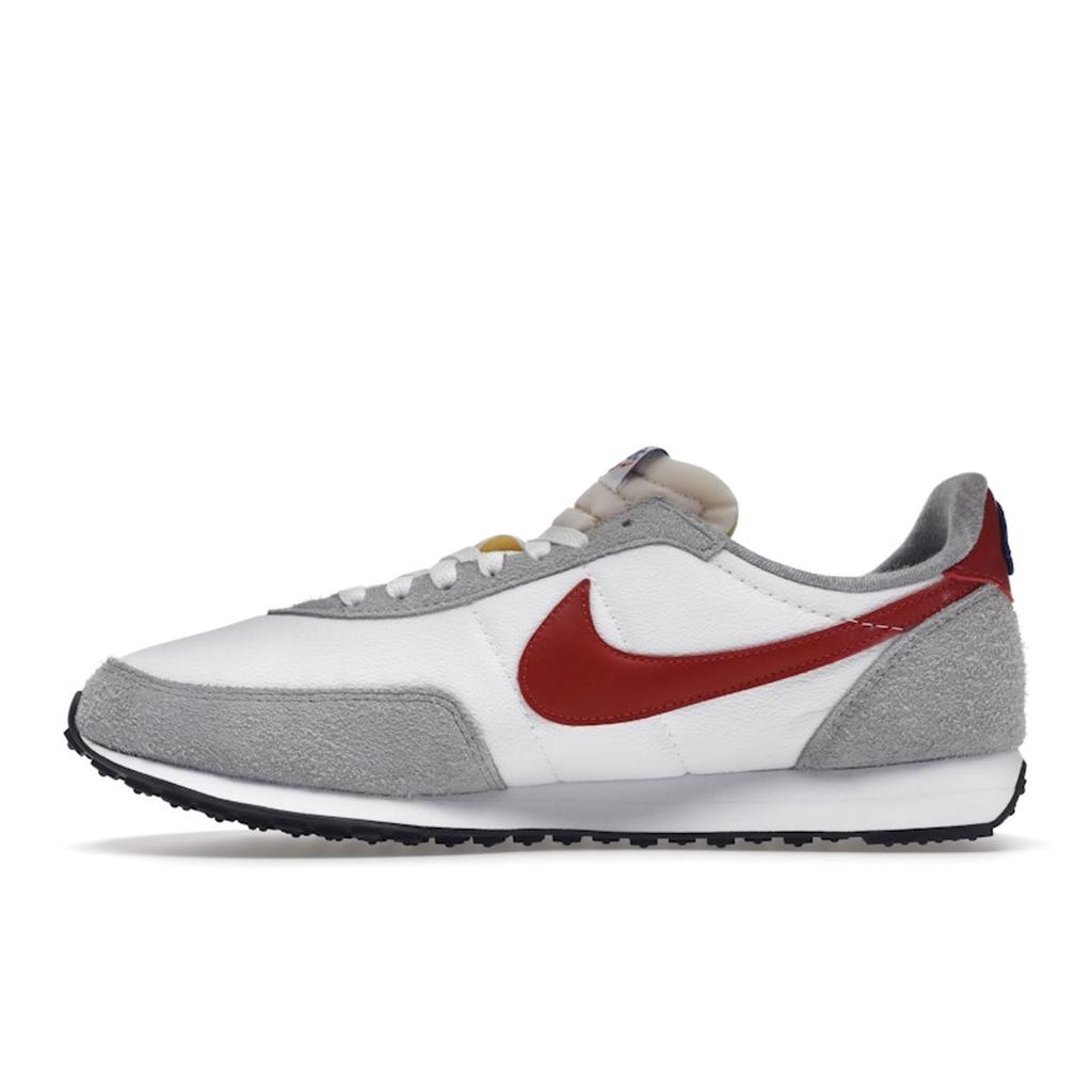Nike Waffle Trainer 2 White Light Smoke Grey Gym Red Men Sneakers Hyper-Royal DJ6054-101