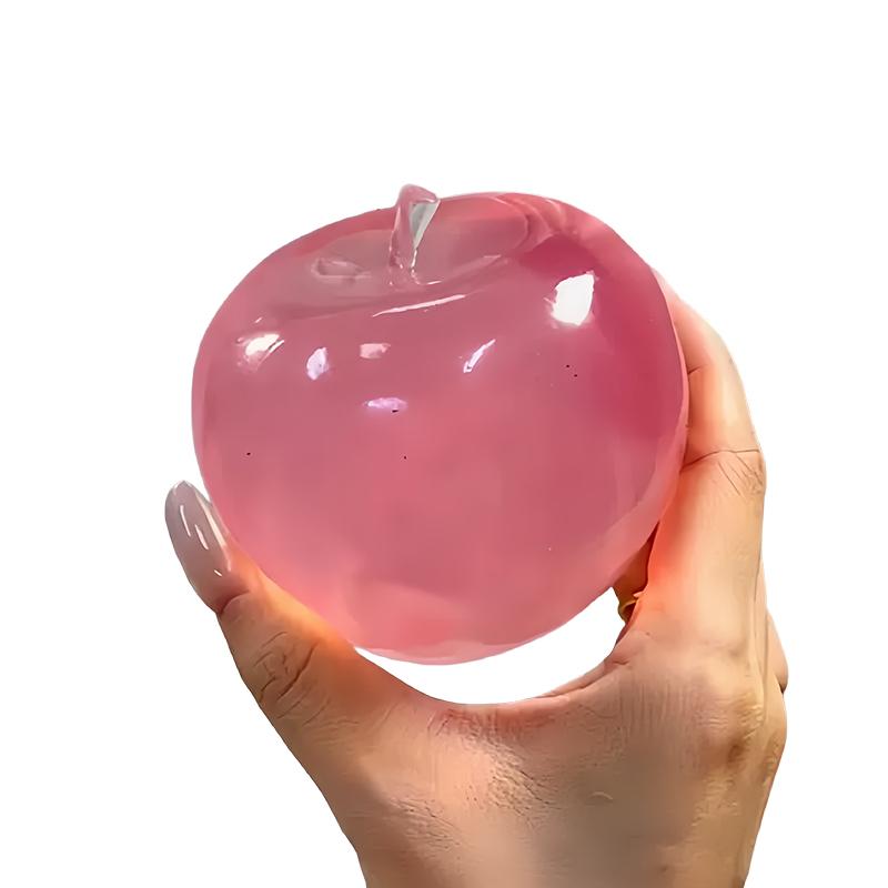 Per Adulti Squishy Mela Verde Palla Antistress Morbido Giocattolo da Spremere Traslucido Lento Rimbalzo Giocattolo da Spremere