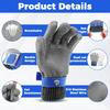 SlicePro ANSI A9 Cut Resistant Glove PR1706 Stainless Steel Mesh Metal Glove Food Grade for Kitchen Cooking Butcher Meat Cutting