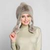 Luxurious Women's Faux Fur Winter Hat with Ear , Warm and Stylish, Perfect for Cold , One Size Fits All